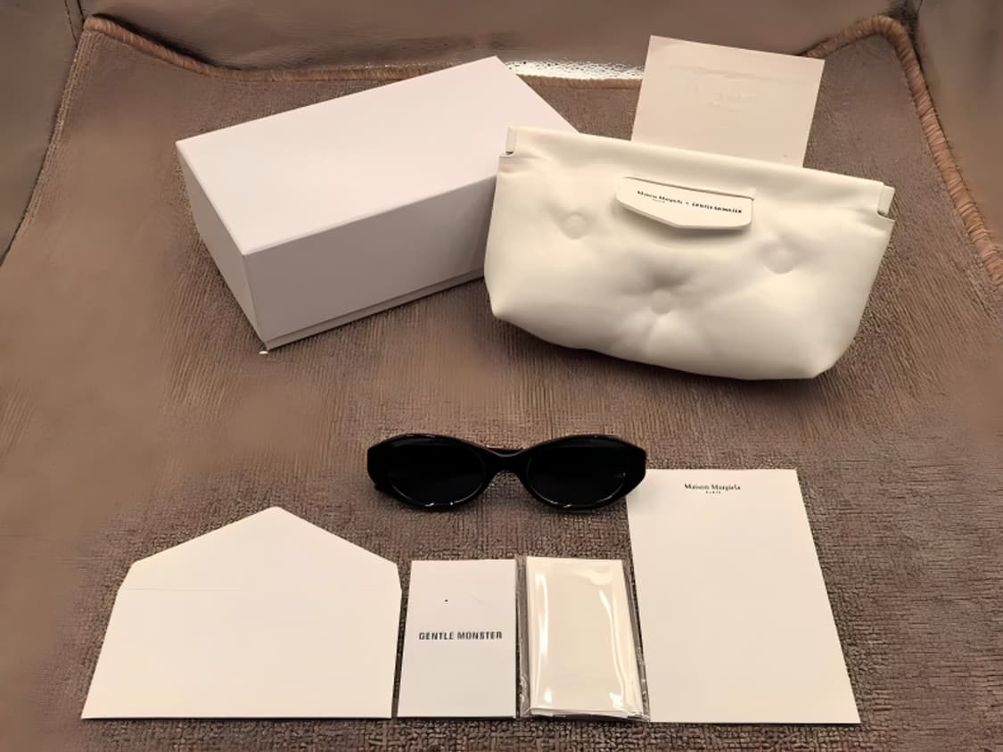 [정품/풀구성] 젠틀몬스터 x 메종 마르지엘라 MM204 블랙 선글라스 상품이미지1