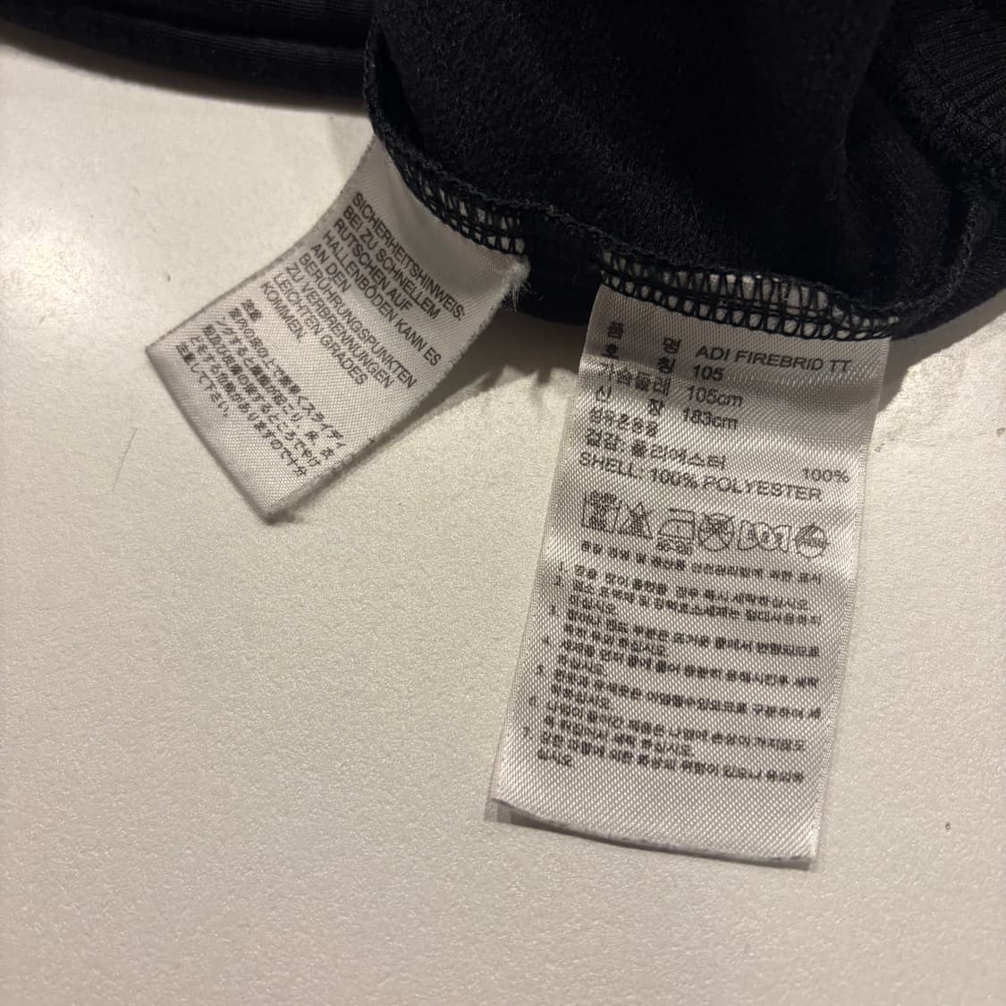 [105] 12s 아디다스 파이어버드 삼선 트랙탑 져지 블랙 D180 상품이미지7