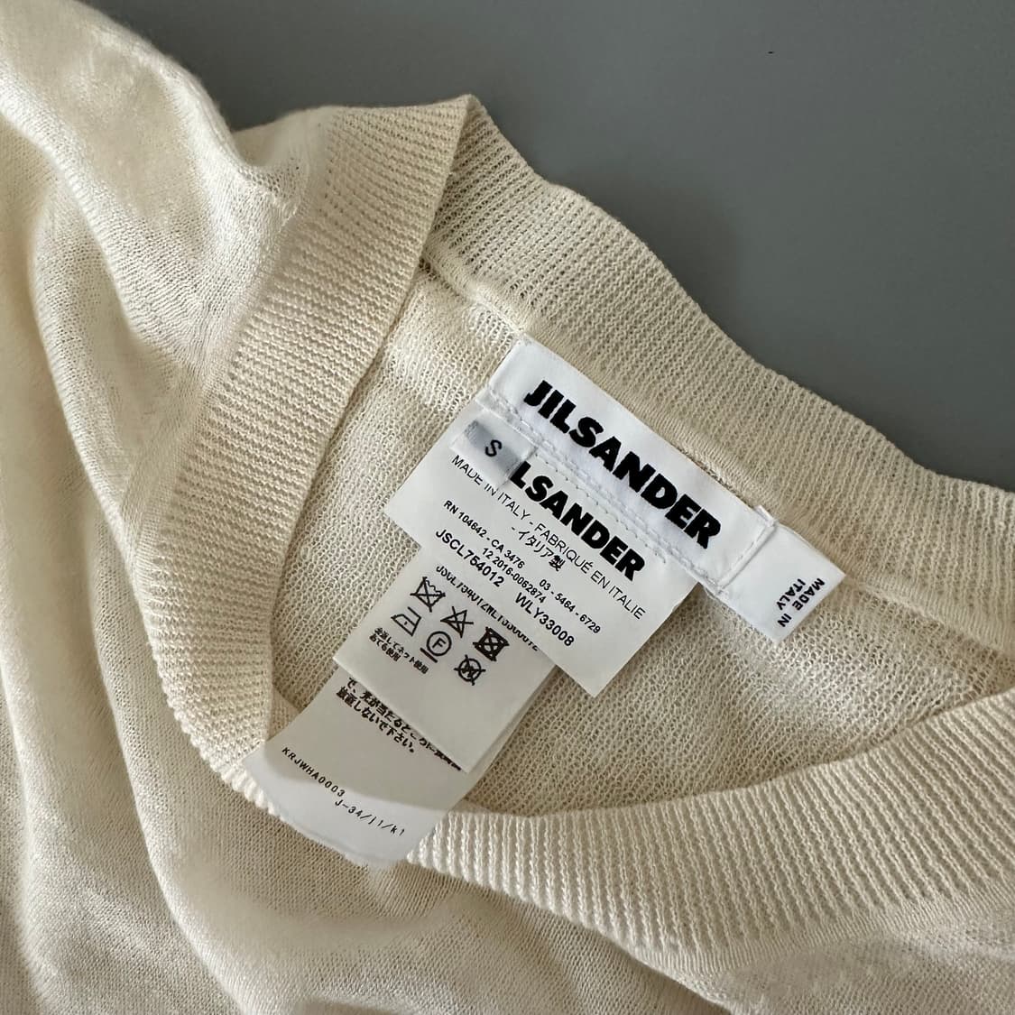 질샌더 jil sander 실크 혼방 니트 상품이미지6