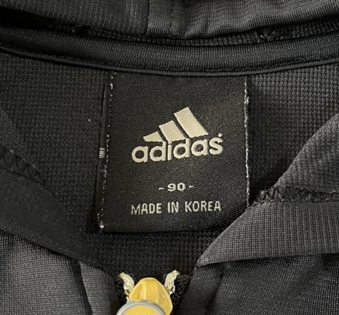 아디다스 검골 금장 블랙 후드 여자 져지집업 90/S 상품이미지4