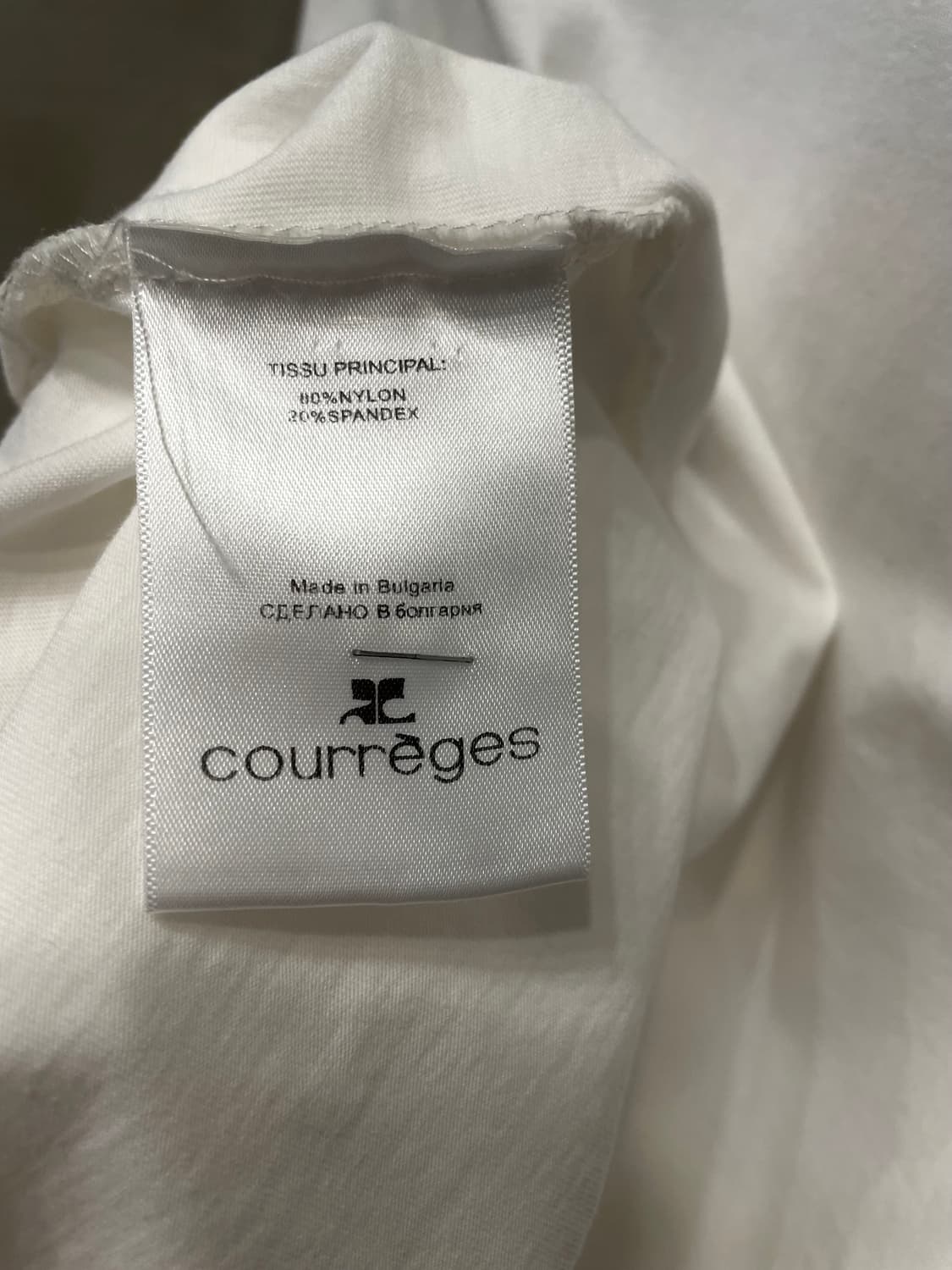 courreges 꾸레쥬 제니 반팔티 S 상품이미지9