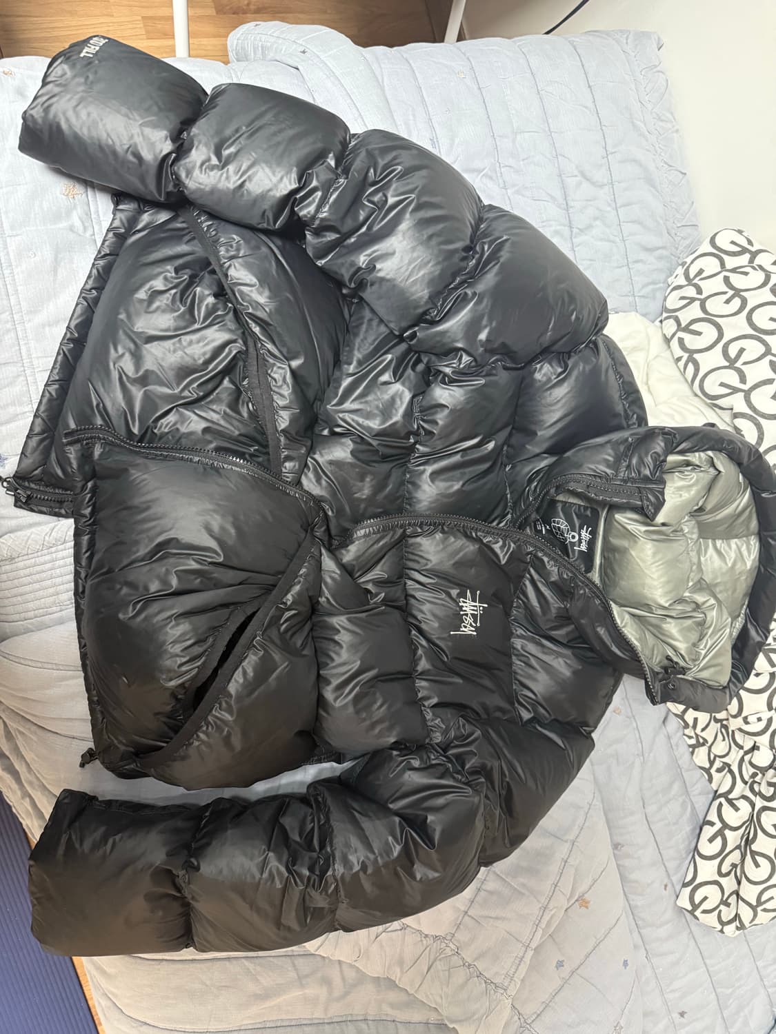 스투시 립스탑 패딩 m 상품이미지2