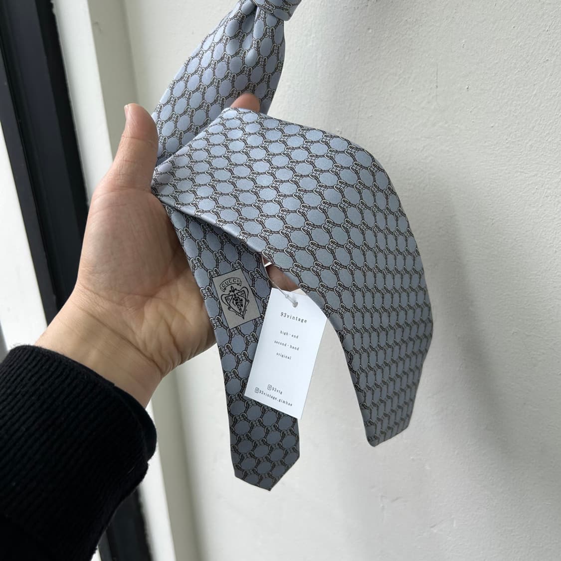 16163 - 구찌 실크 넥타이 상품이미지4