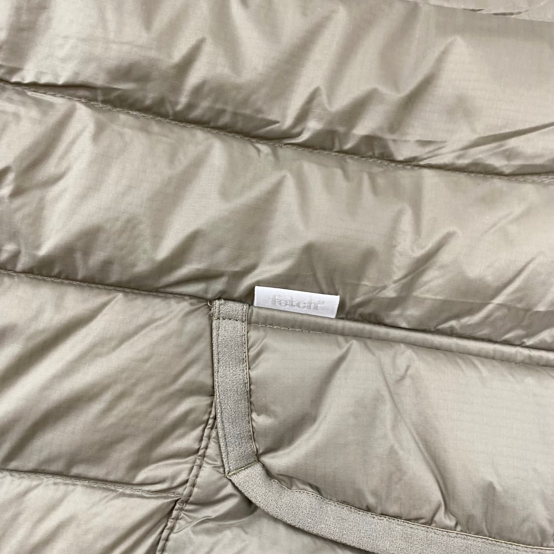 페치선데이 카키 폴리시 구스 다운 아노락 (110) 상품이미지8