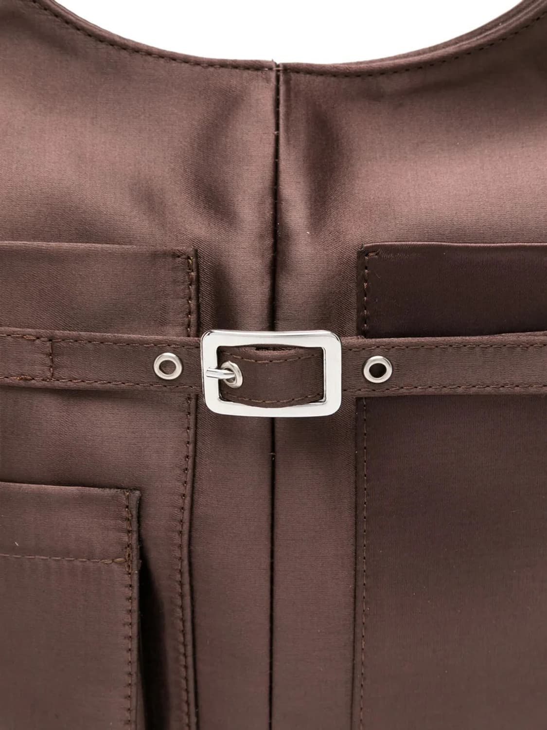 기마구아스 Blanca Bag/블랑카 백_새틴 브라운 상품이미지5