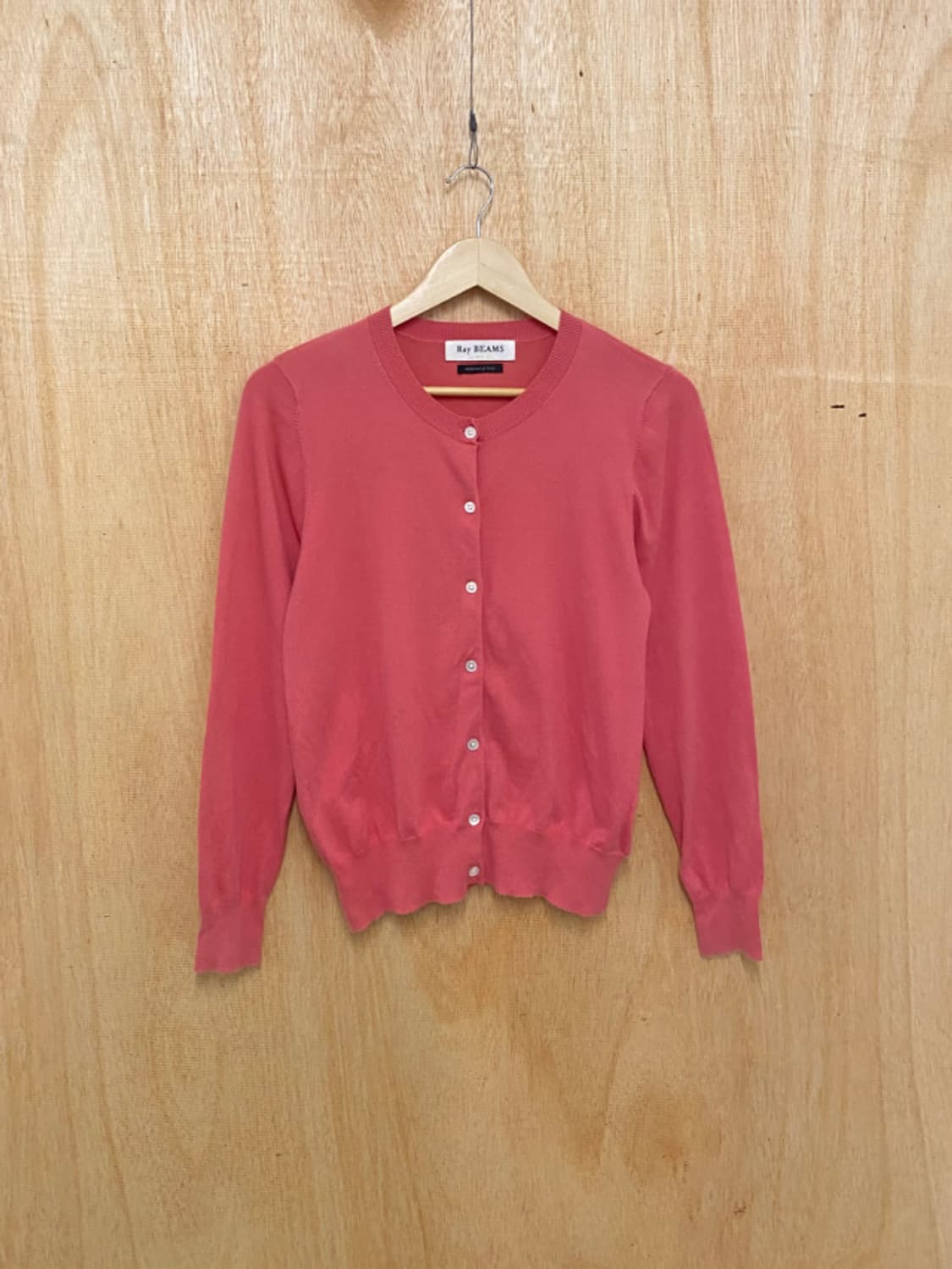 RAY BEAMS collarless cardigan 카라리스 가디건 상품이미지3