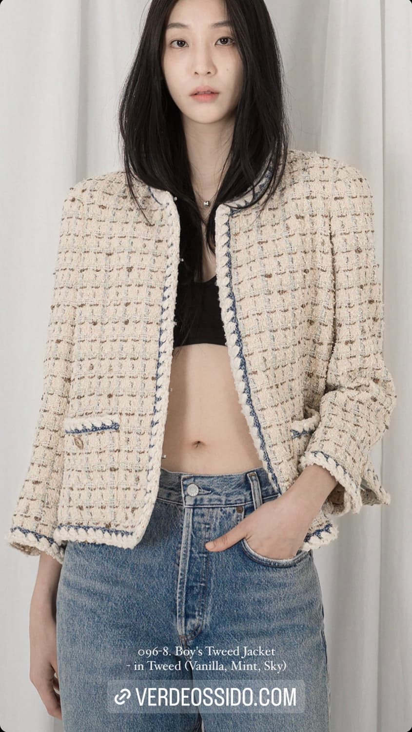 베르데오시도 트위드자켓 상품이미지1