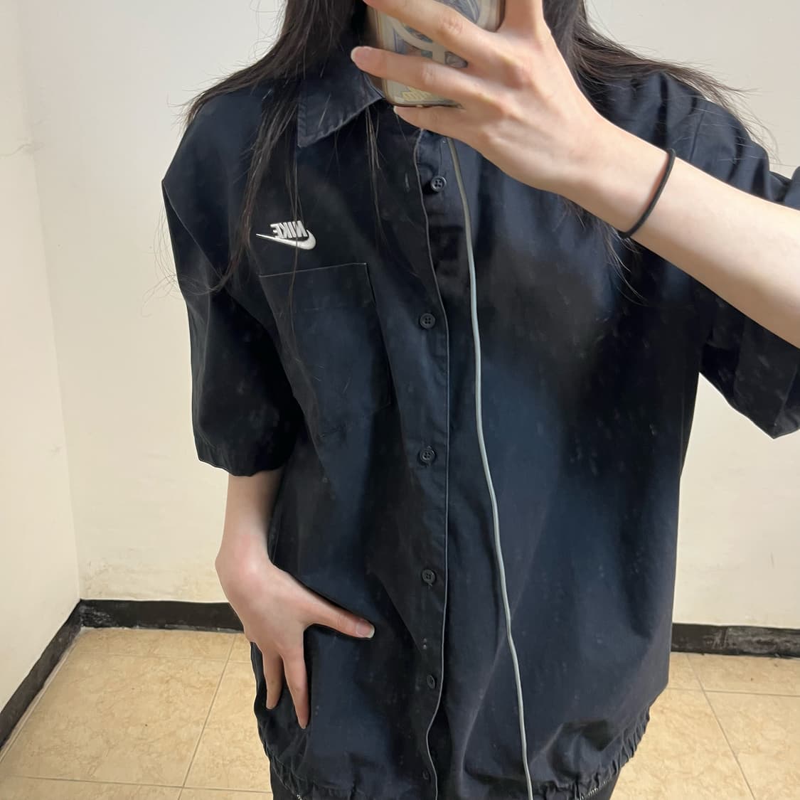 Nike black short sleeve shirt 상품이미지3