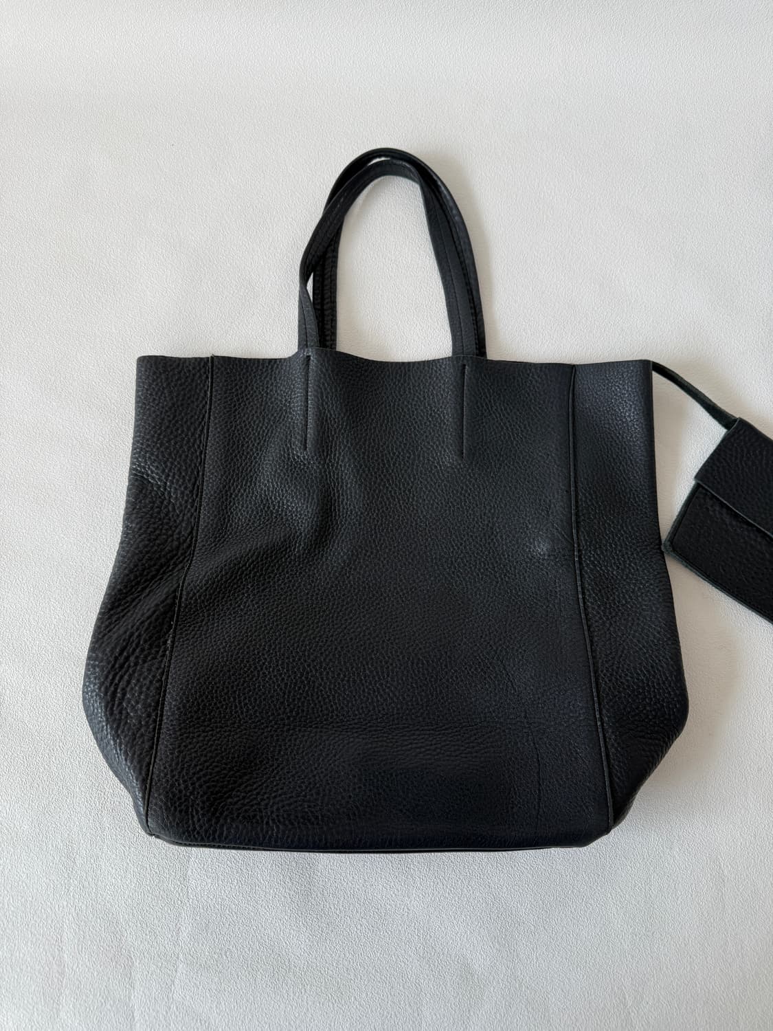 Pre owned 레더 토트백 상품이미지5