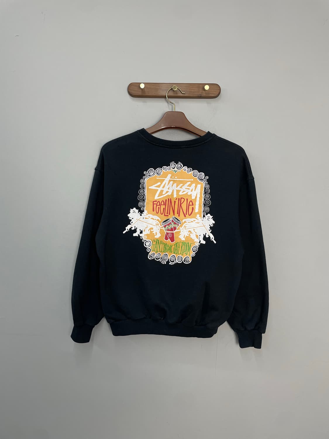 스투시 그래픽 블랙 맨투맨 H2053 상품이미지5