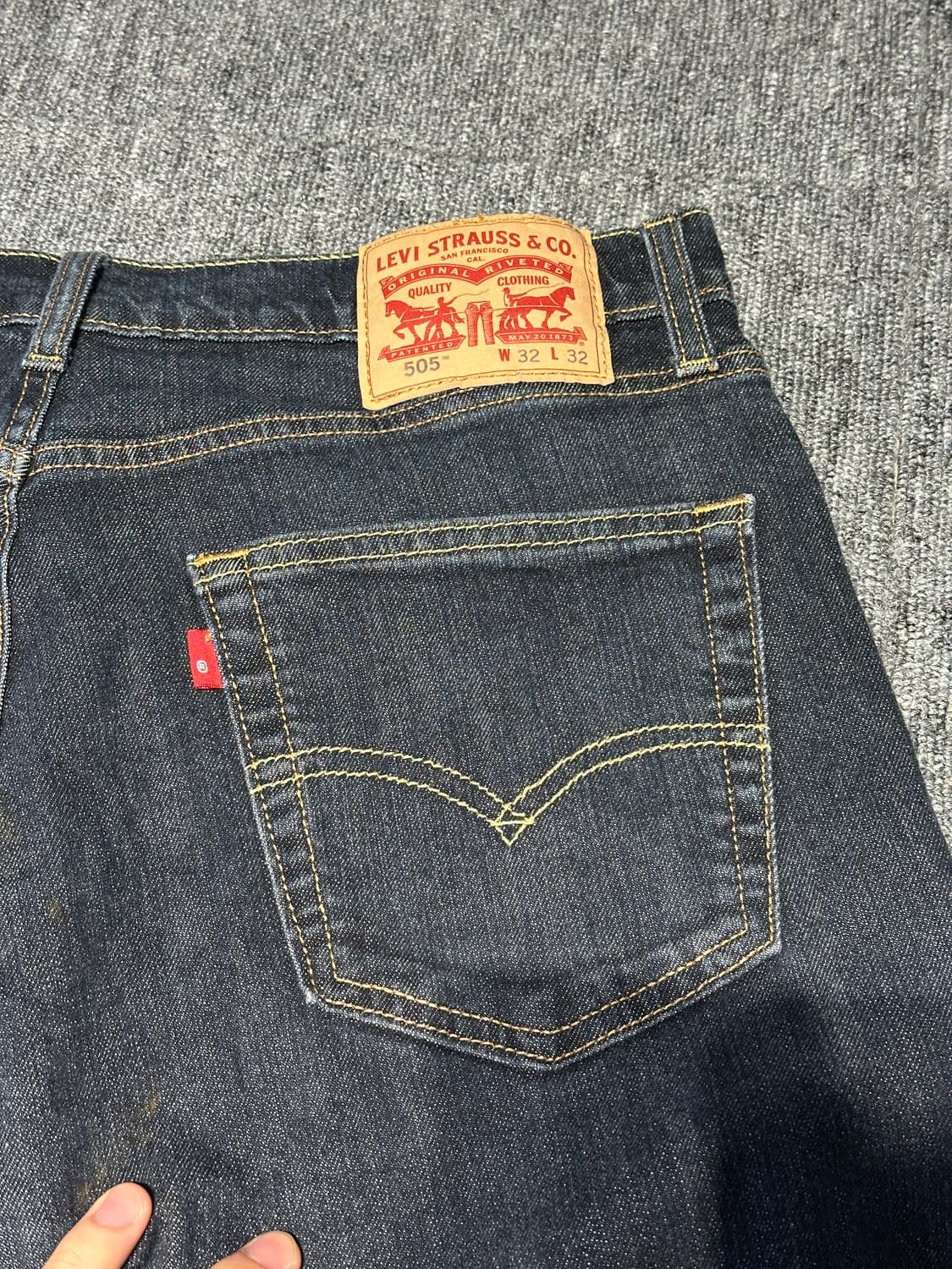 리바이스 505 blinktab W32 L32 상품이미지3