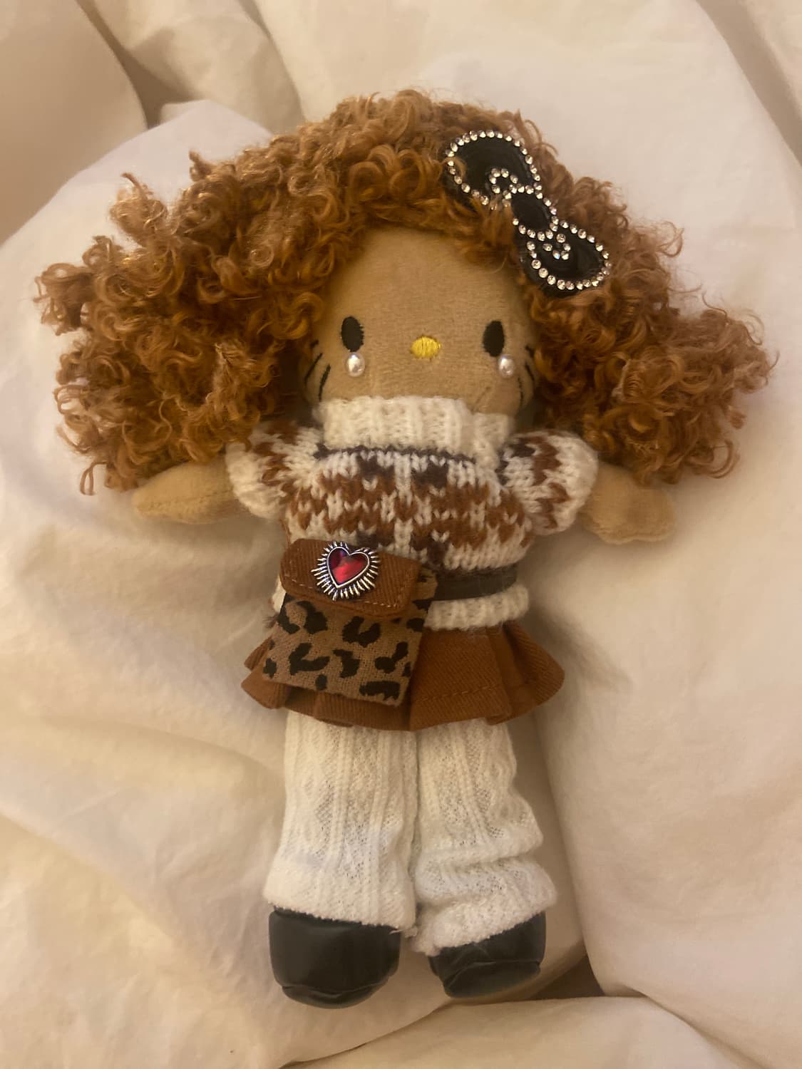 갸루 일본 키티 뽀글 태닝 롱다리 상품이미지1