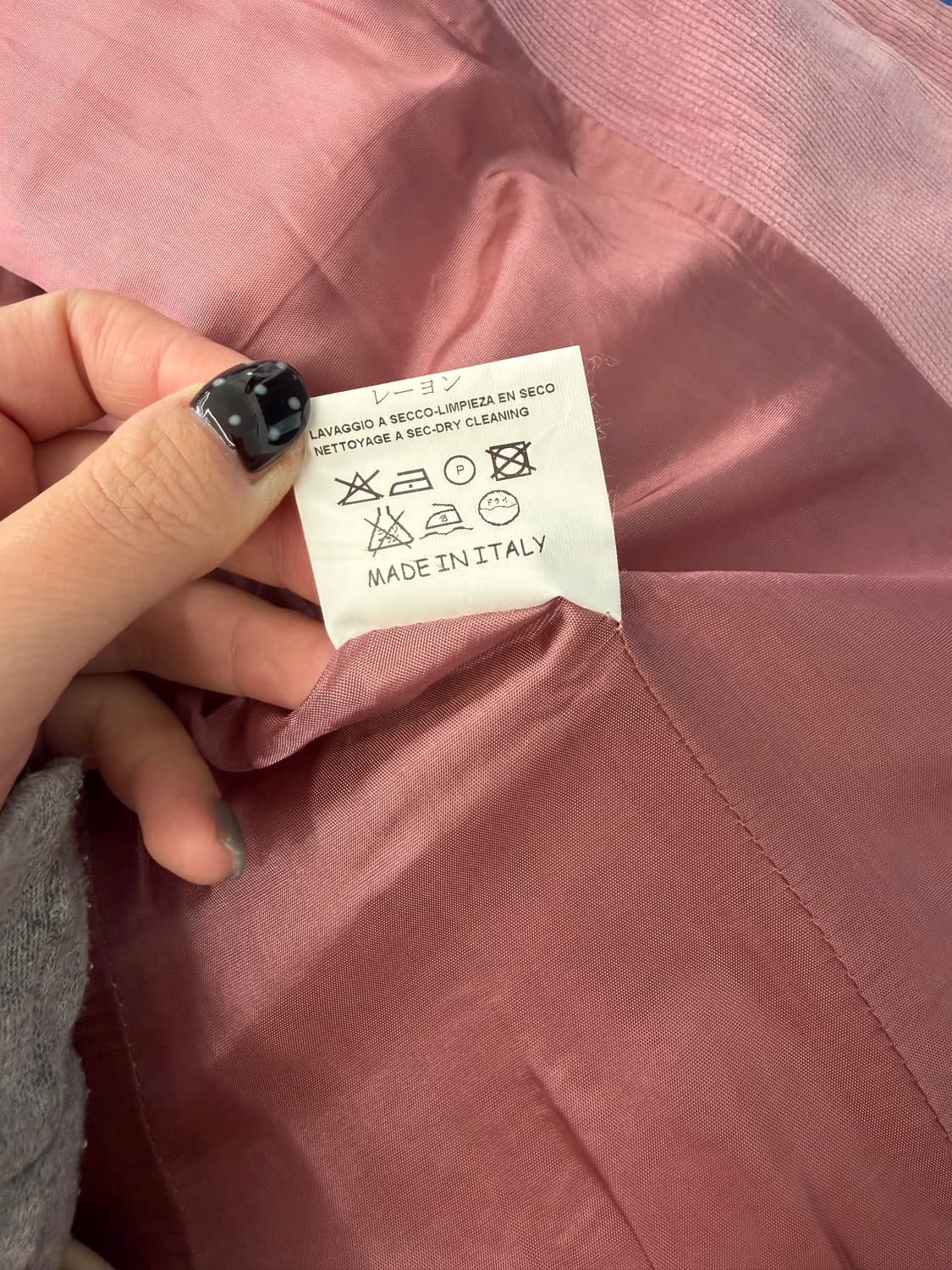 일본빈티지 핑크 클래식 코듀로이 블레이저 상품이미지10