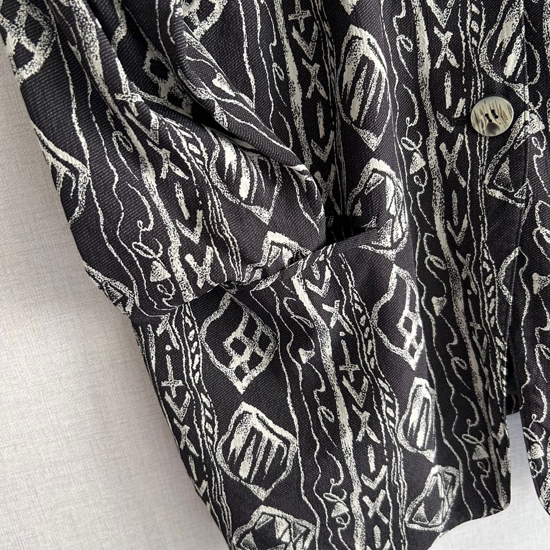 Vintage Pattern Single Jacket  상품이미지4