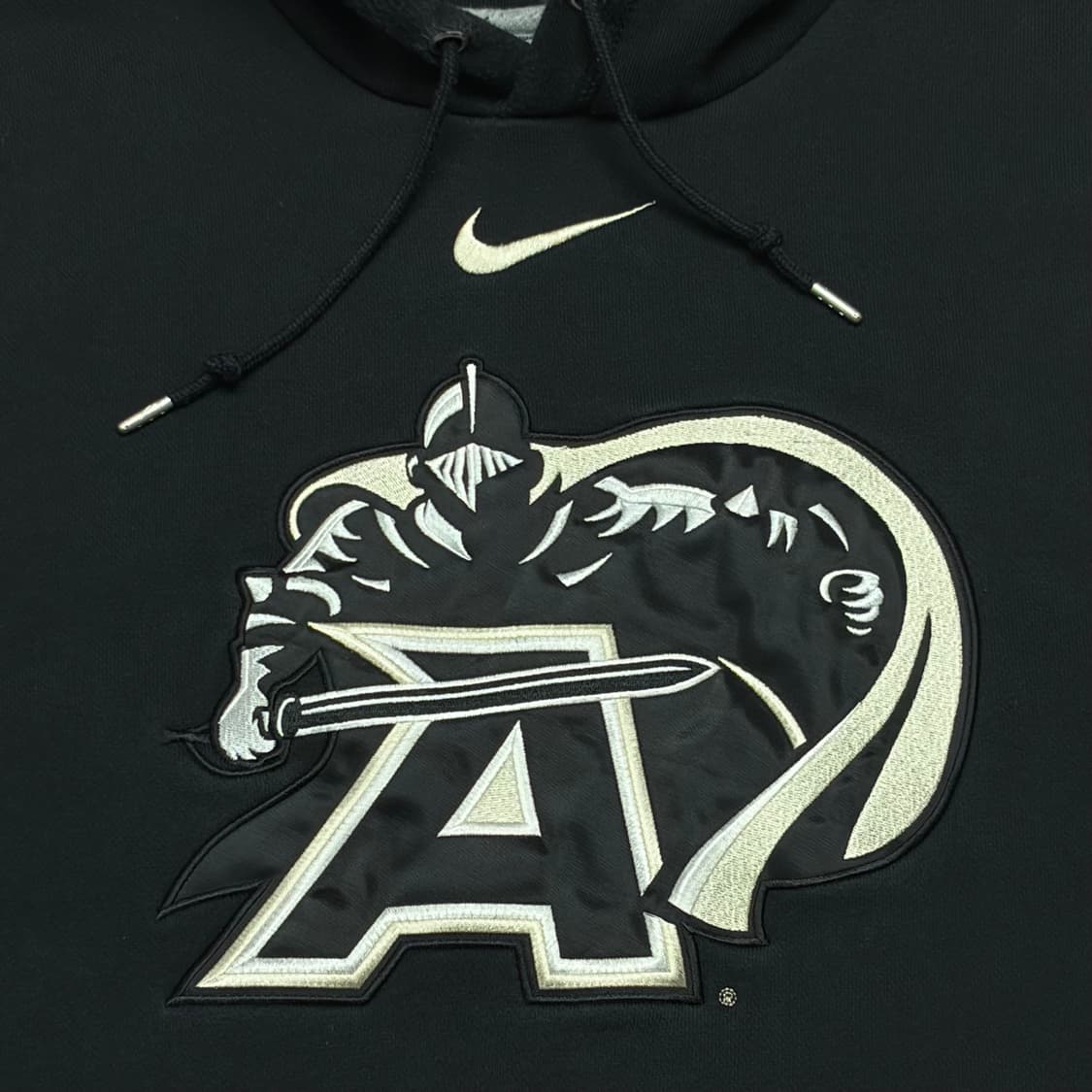 USA 빈티지 아미 블랙 나이츠 후드티 상품이미지4