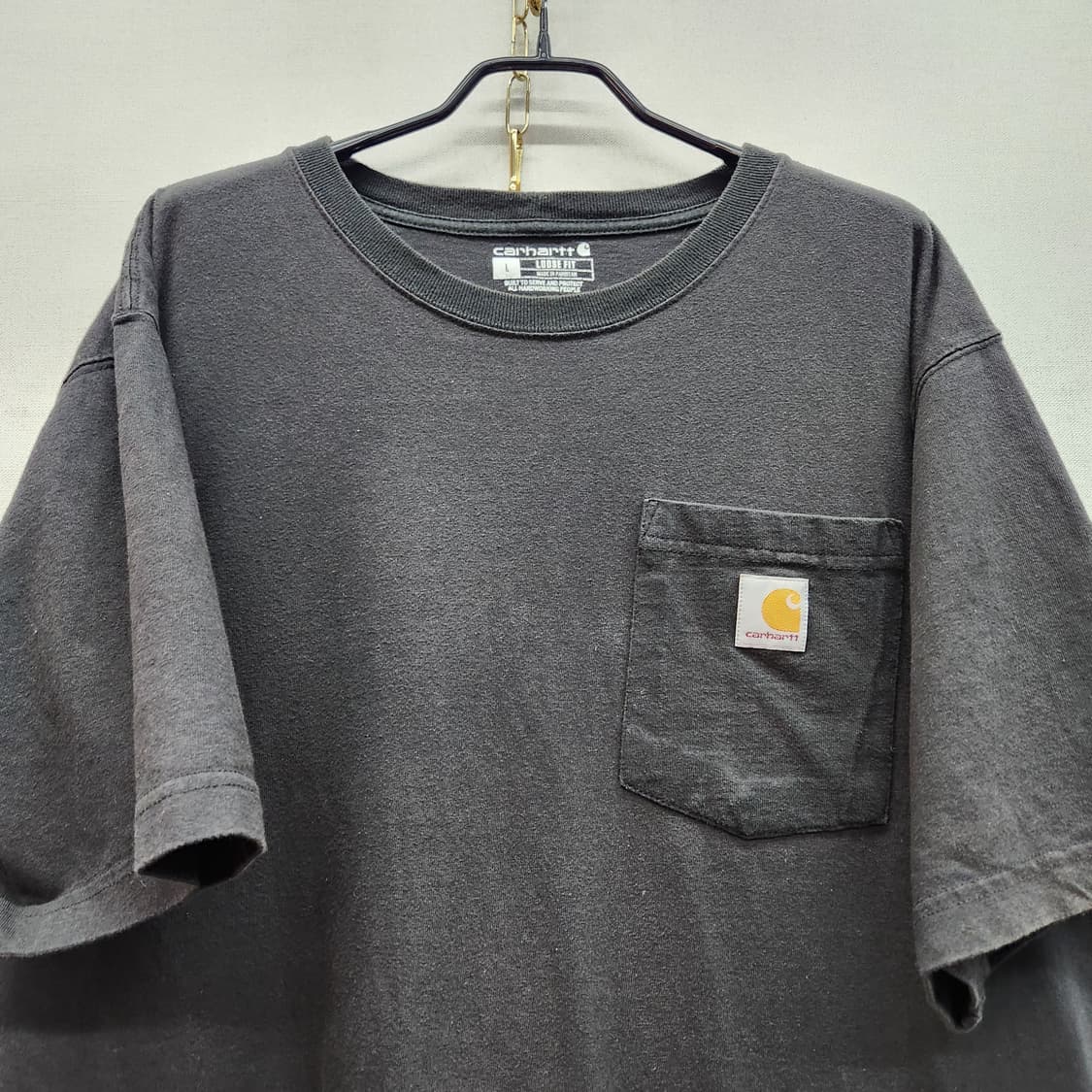 칼하트 원포켓 로고 반팔티 L(XL) 상품이미지2