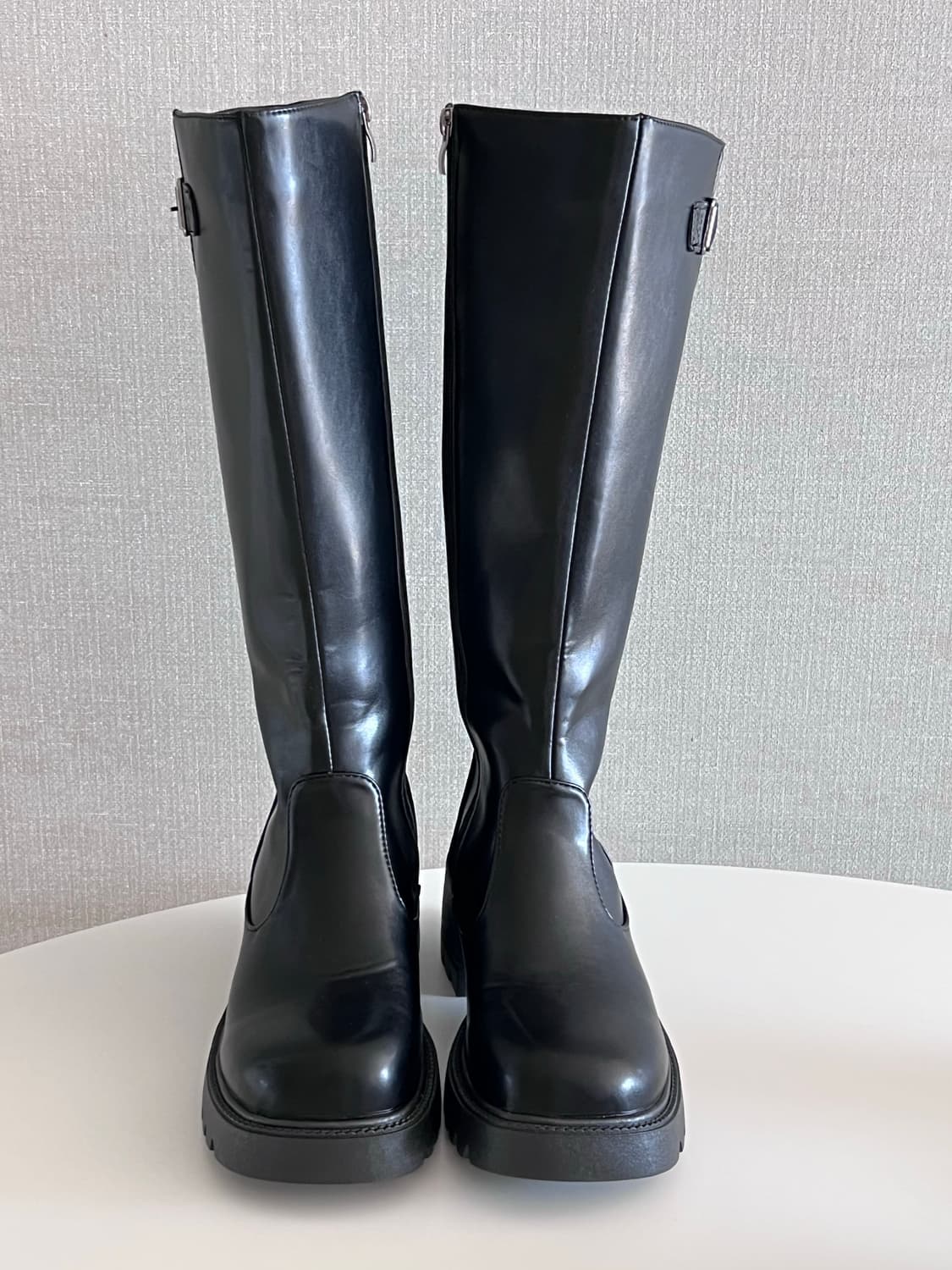 에이블리 첼시&버클 롱부츠 새상품 상품이미지2