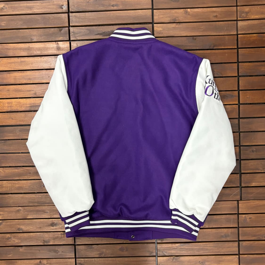 마켓 컬리 10주년 바시티 자켓 (L) 상품이미지5