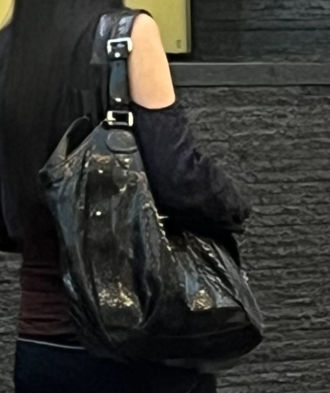 셀린느 블랙 파이톤 토트백 celine tote bag 상품이미지3