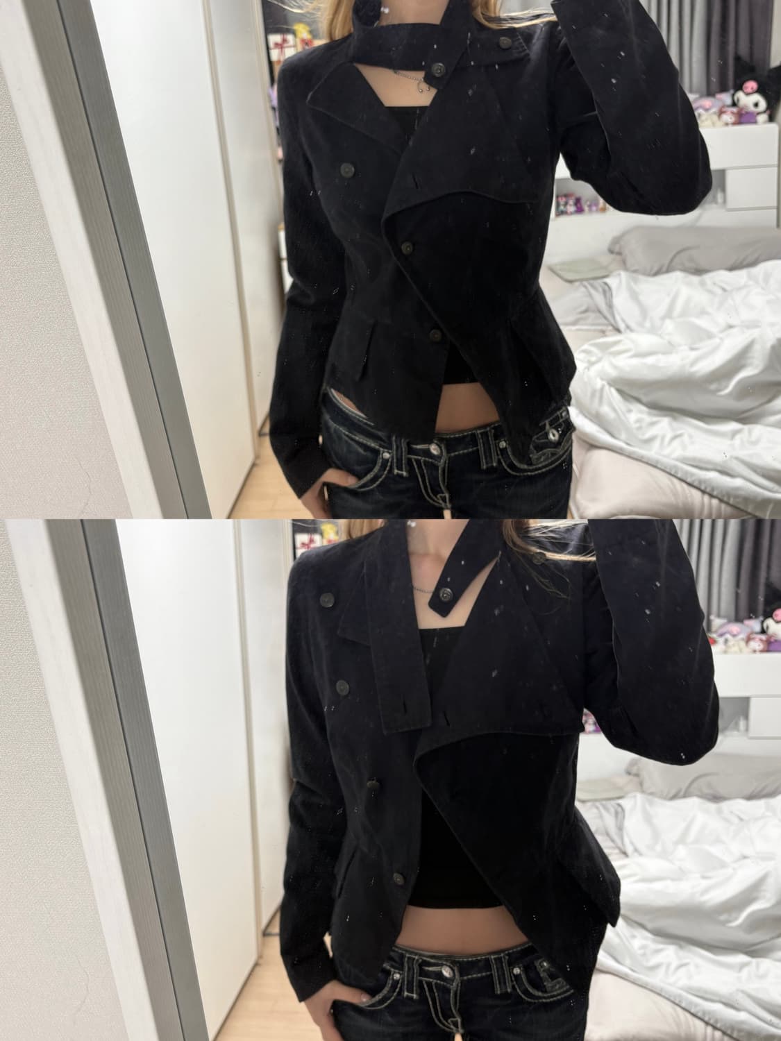 비비안웨스트우드 앵글로마니아 사선 코튼 자켓 상품이미지1