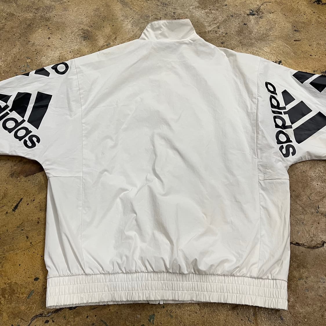 [정품/XL,105] 아디다스 암프린팅 로고 바람막이 b15 상품이미지6