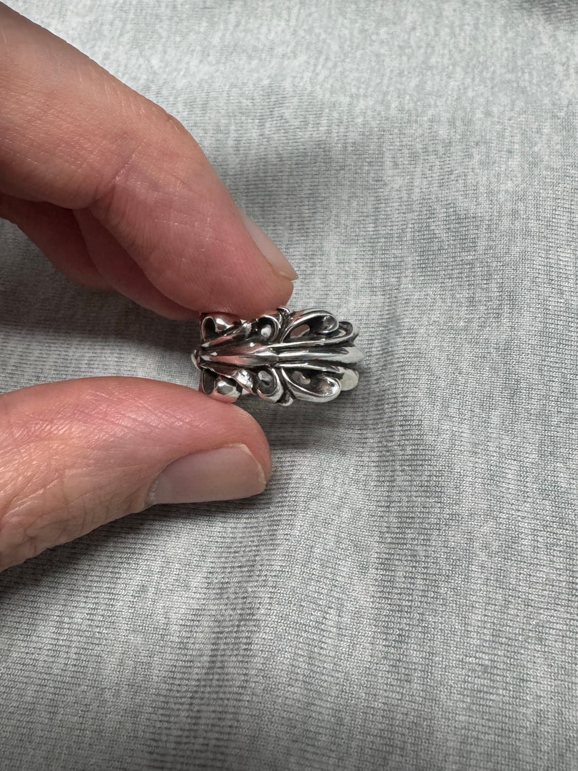 [us5.5]크롬하츠 더블플로랄링 상품이미지4