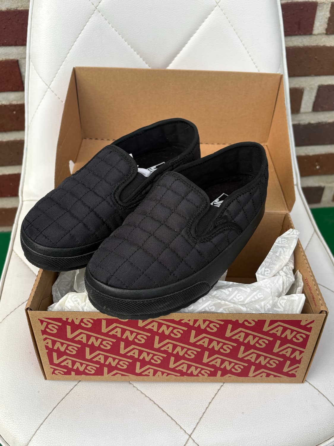 Vans 반스 패딩 슬립온 블랙 상품이미지2