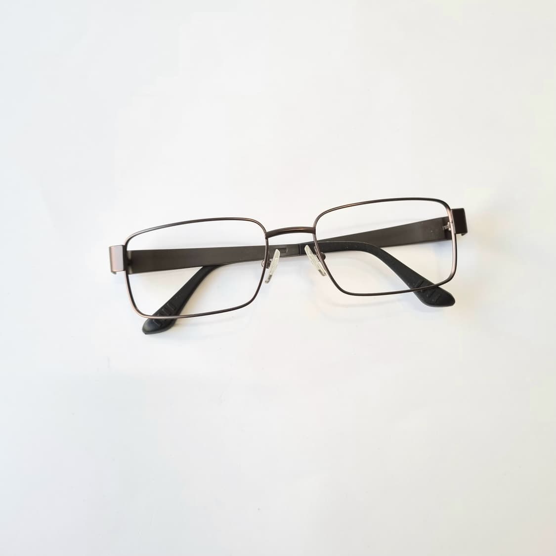 진열상품  빅사이즈 사각 건메탈브라운 안경테 397 상품이미지1