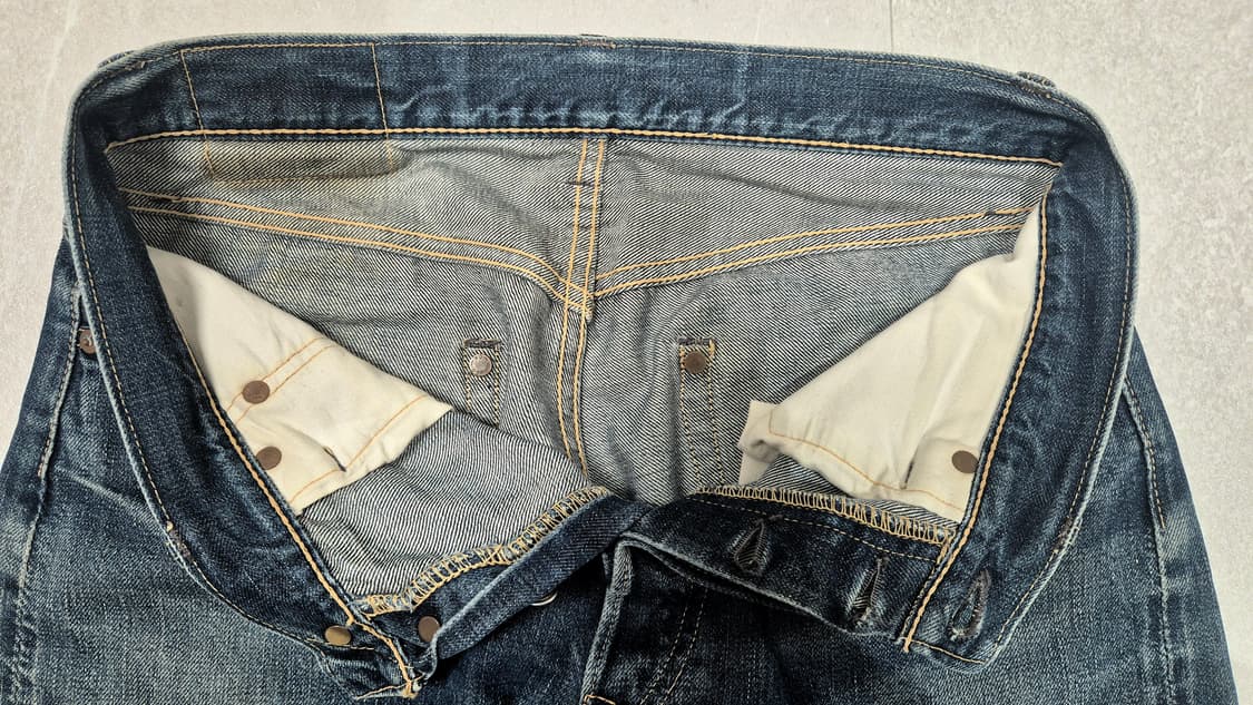 웨어하우스1001 [32]버팔로탭  데님팬츠 상품이미지3