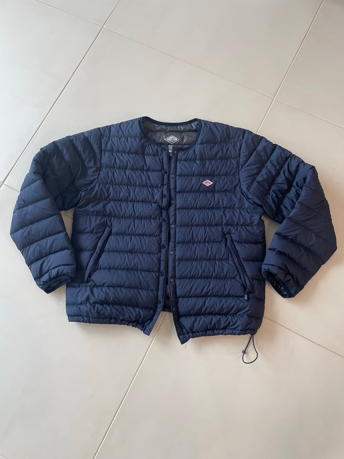 단톤 경량패딩 라이트다운 xl 네이비 상품이미지2