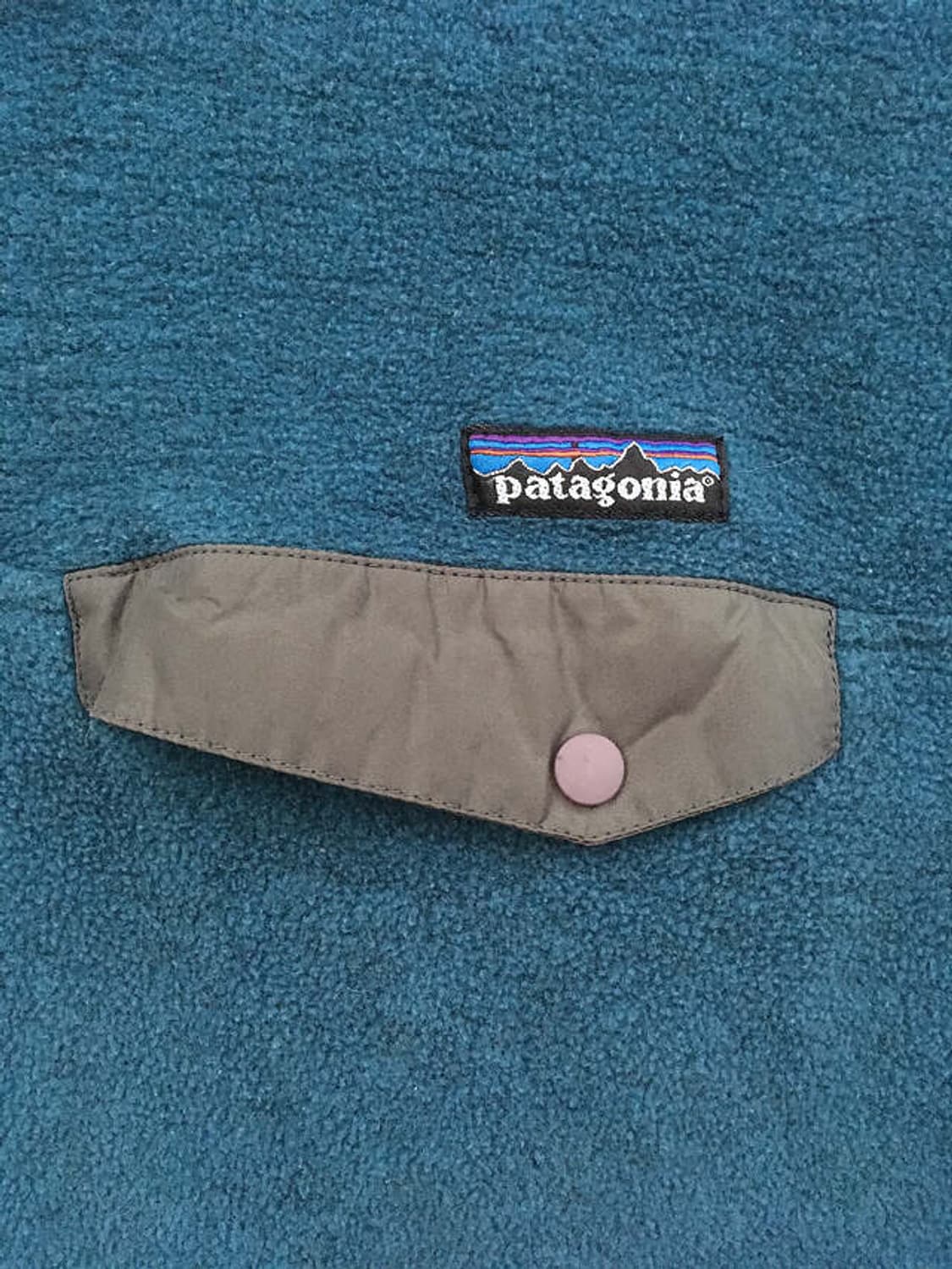 90s USA made Teal blue Synchilla Snap-t  상품이미지4