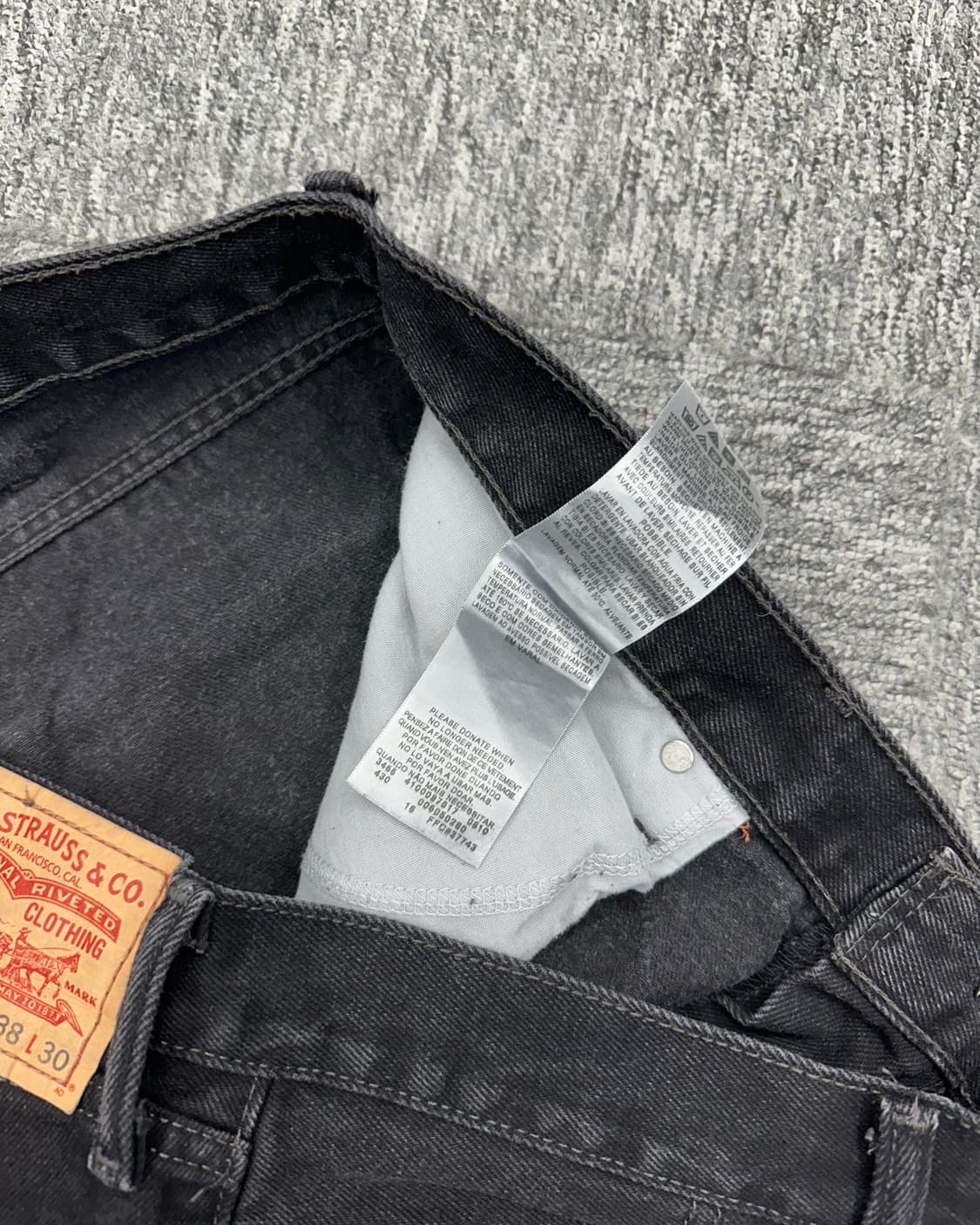 (허단50)00'S 리바이스 505 블랙-M1884 상품이미지6