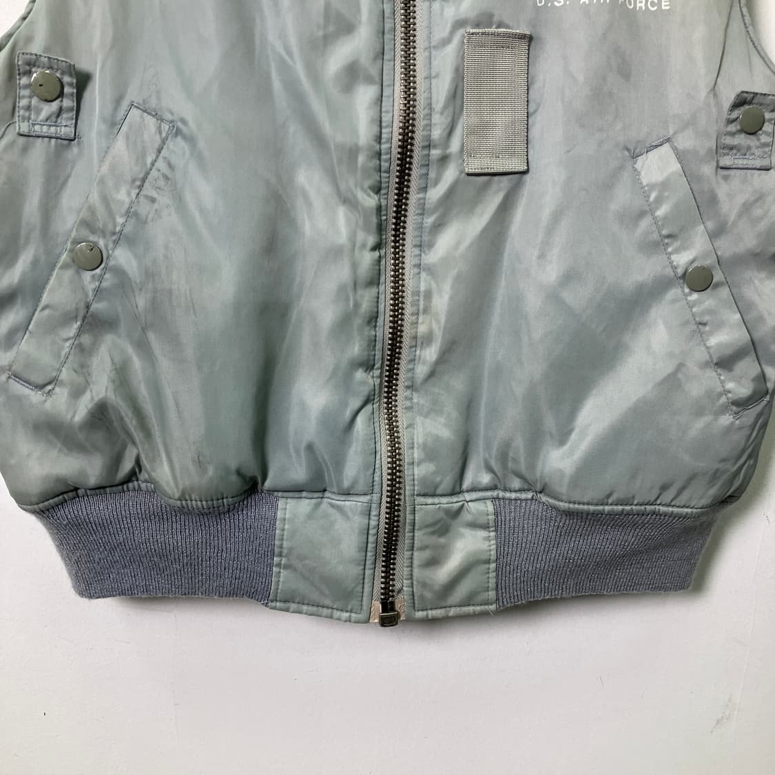 USAF 미공군 ma-1 플라이트 조끼 베스트  상품이미지5