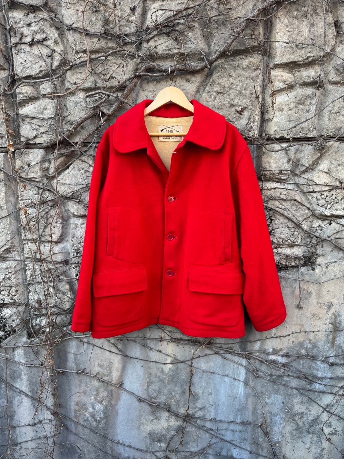 50~60s the woodsman 빈티지 울 헌팅 자켓 레드 상품이미지1