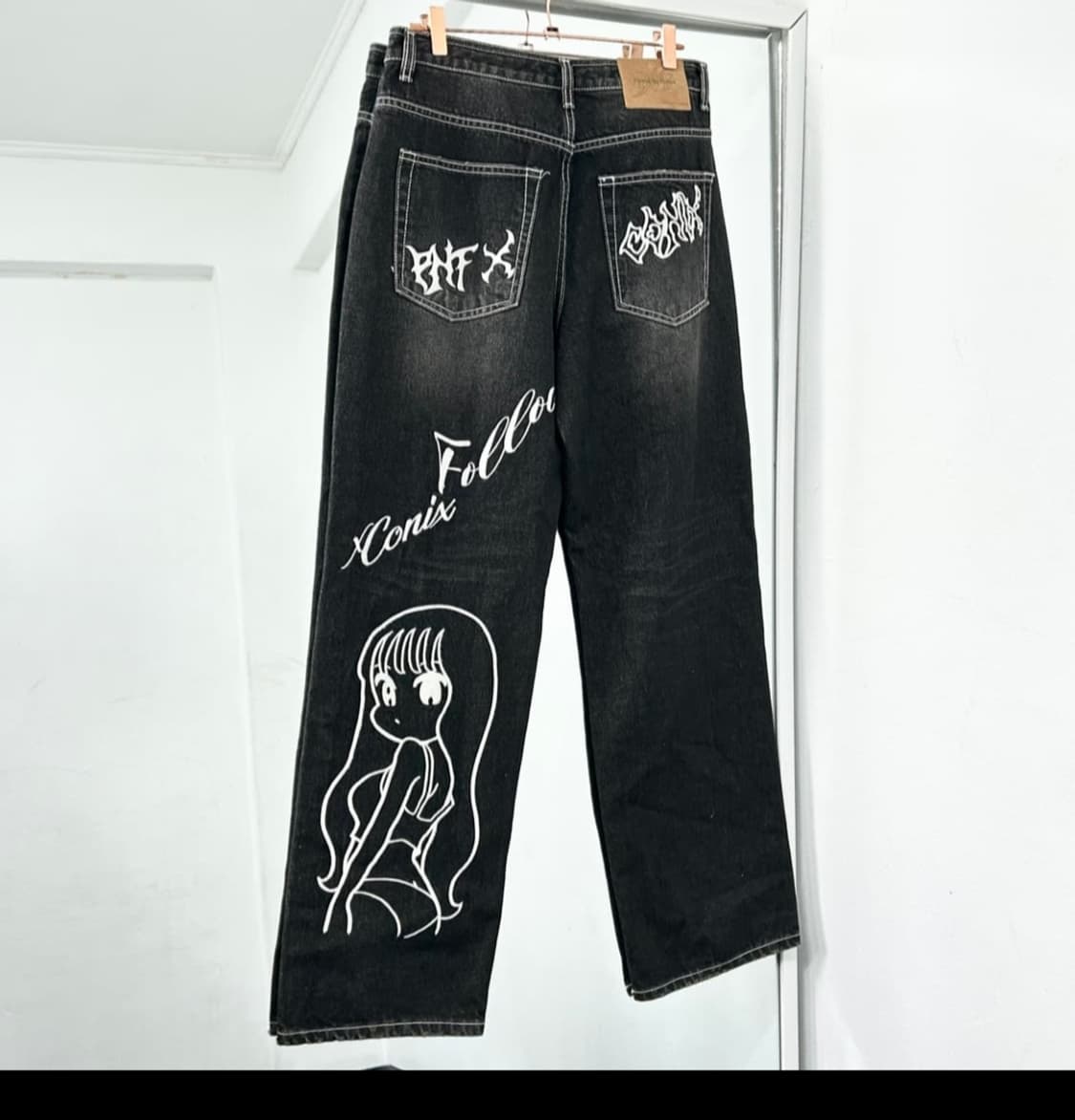 플리즈노팔로우 (플노팔) 코닉스 워시드 데님 팬츠 상품이미지4