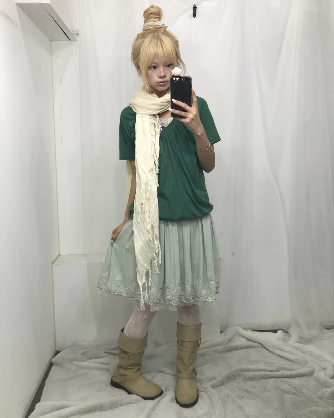 𝜗𝜚녹차 민트 너드 러블리 코디set 𝜗𝜚 상품이미지1