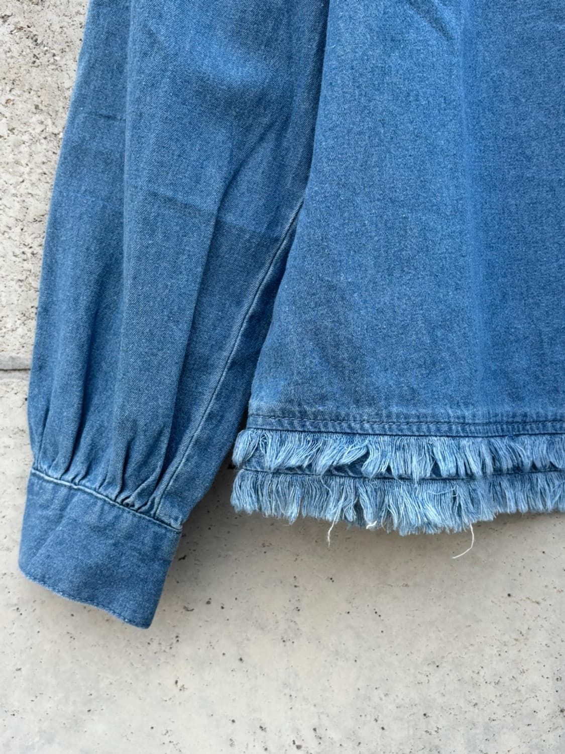 Sky Blue Cut Off Long Sleeve 상품이미지3