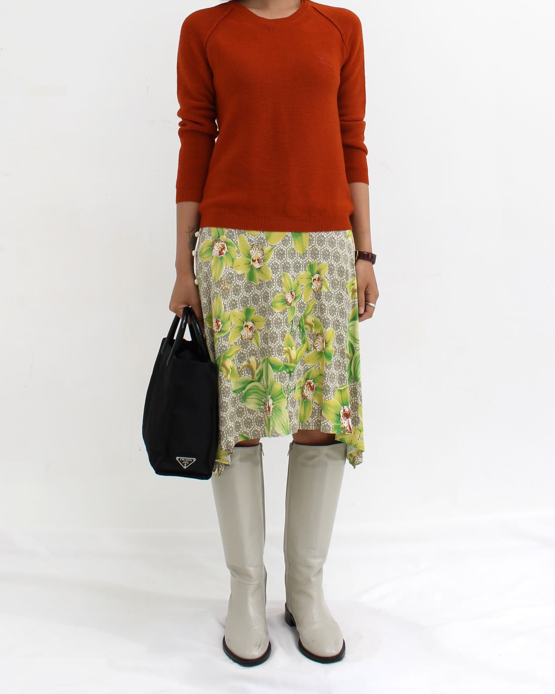 버버리 오렌지 브릭 울 니트 상품이미지8