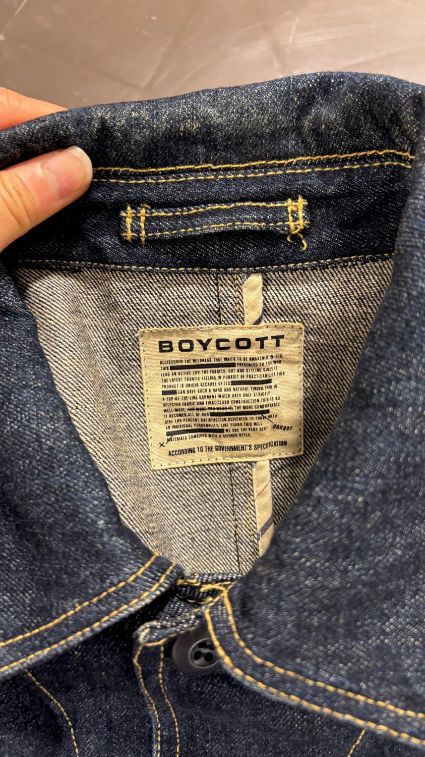 일제 Boycott 데님자켓 상품이미지7
