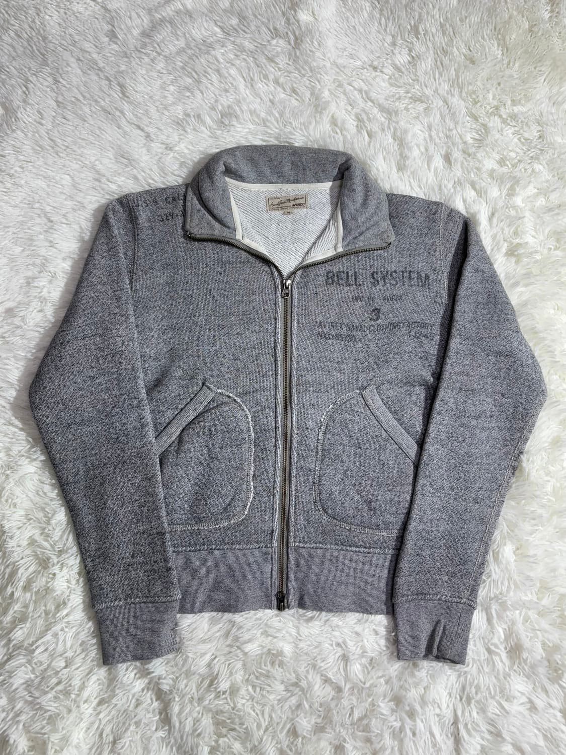 아비렉스 US NAVY 투웨이 코튼 집업 상품이미지3