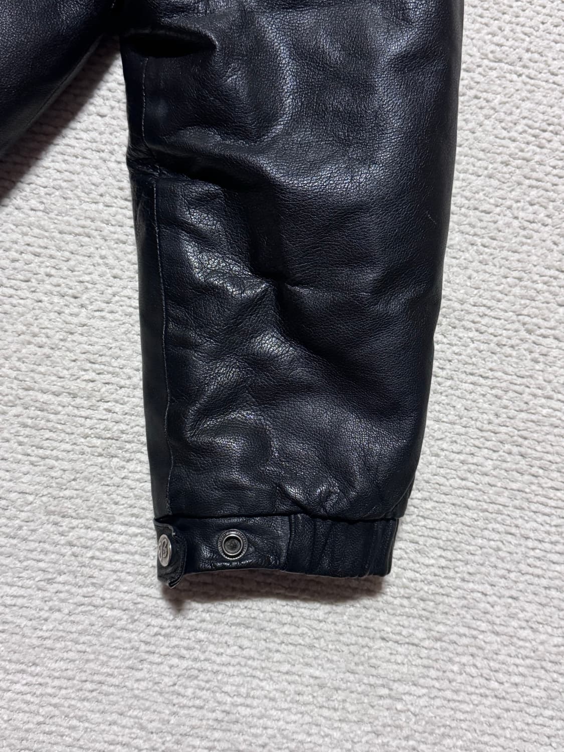 90s 에디바우어 Eddie Bauer 레더 구스다운 페딩 L 상품이미지4