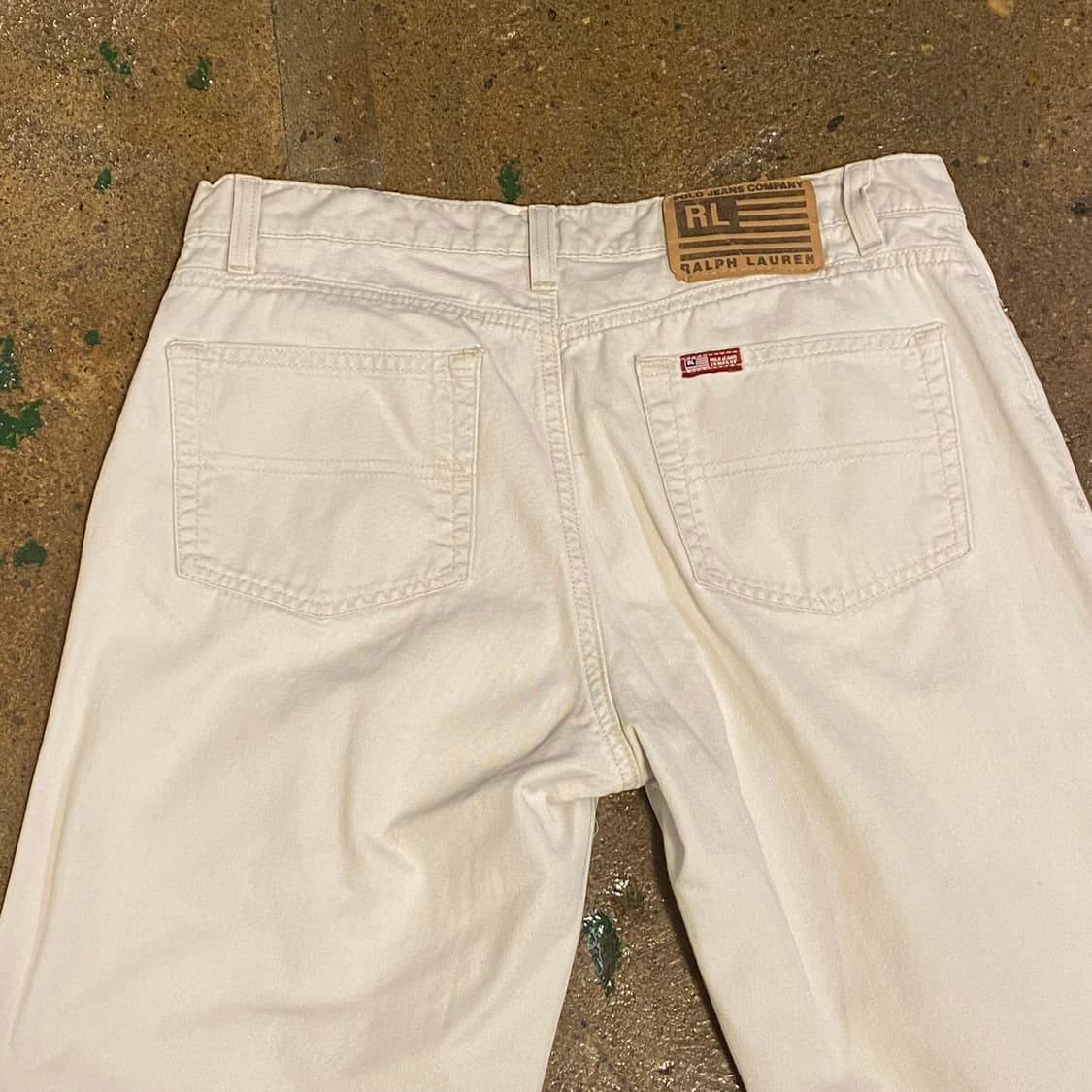 90s 미국 빈티지 폴로랄프로렌 폴로진 면바지 상품이미지5