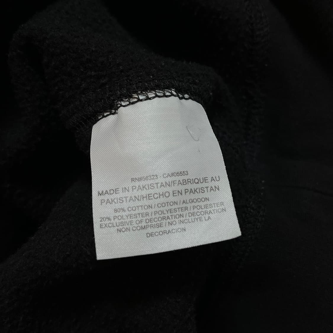 [정품] 나이키 블랙 스우시 기모 후드티 [ L ] 상품이미지5