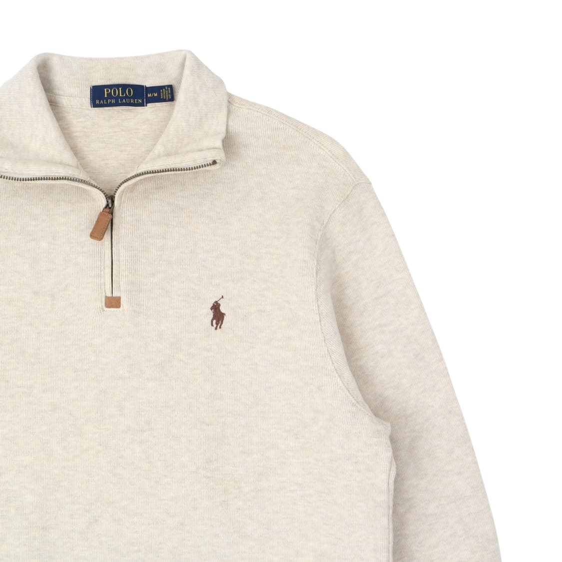 폴로 랄프로렌 베이직포니 하프집업 코튼 니트 상품이미지3
