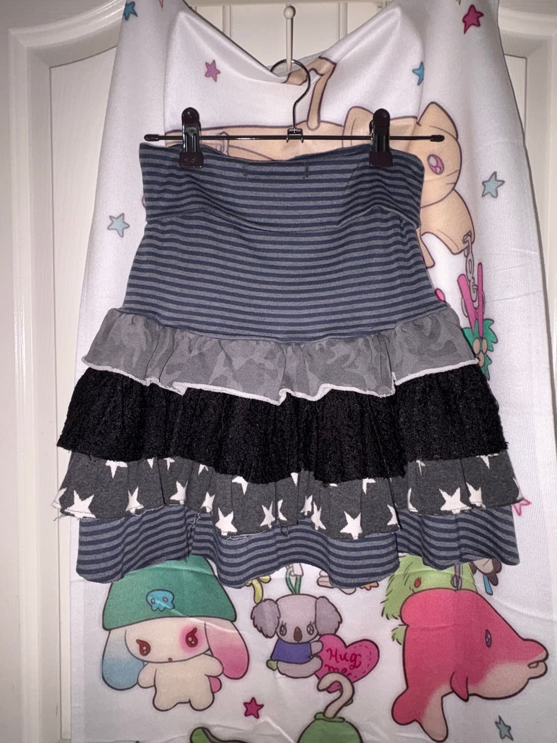 허그유어스킨 캉캉 스커트 차콜 상품이미지2