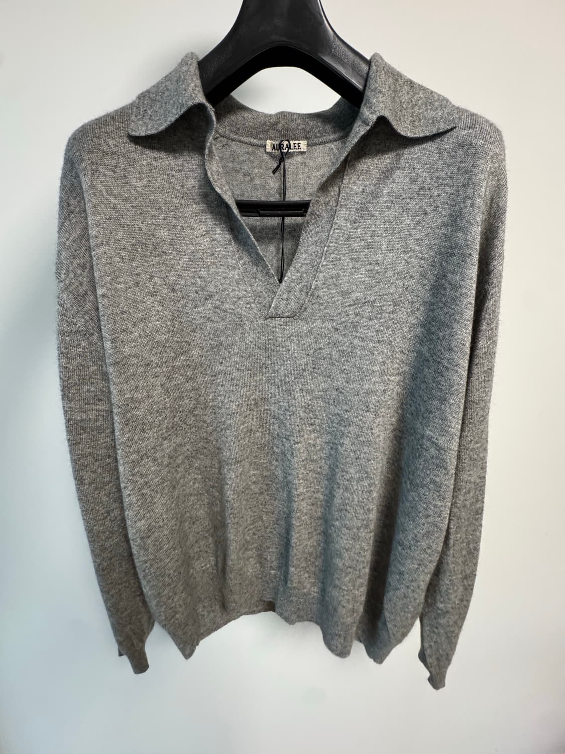 오라리 캐시미어 실크 스키퍼 니트 상품이미지1