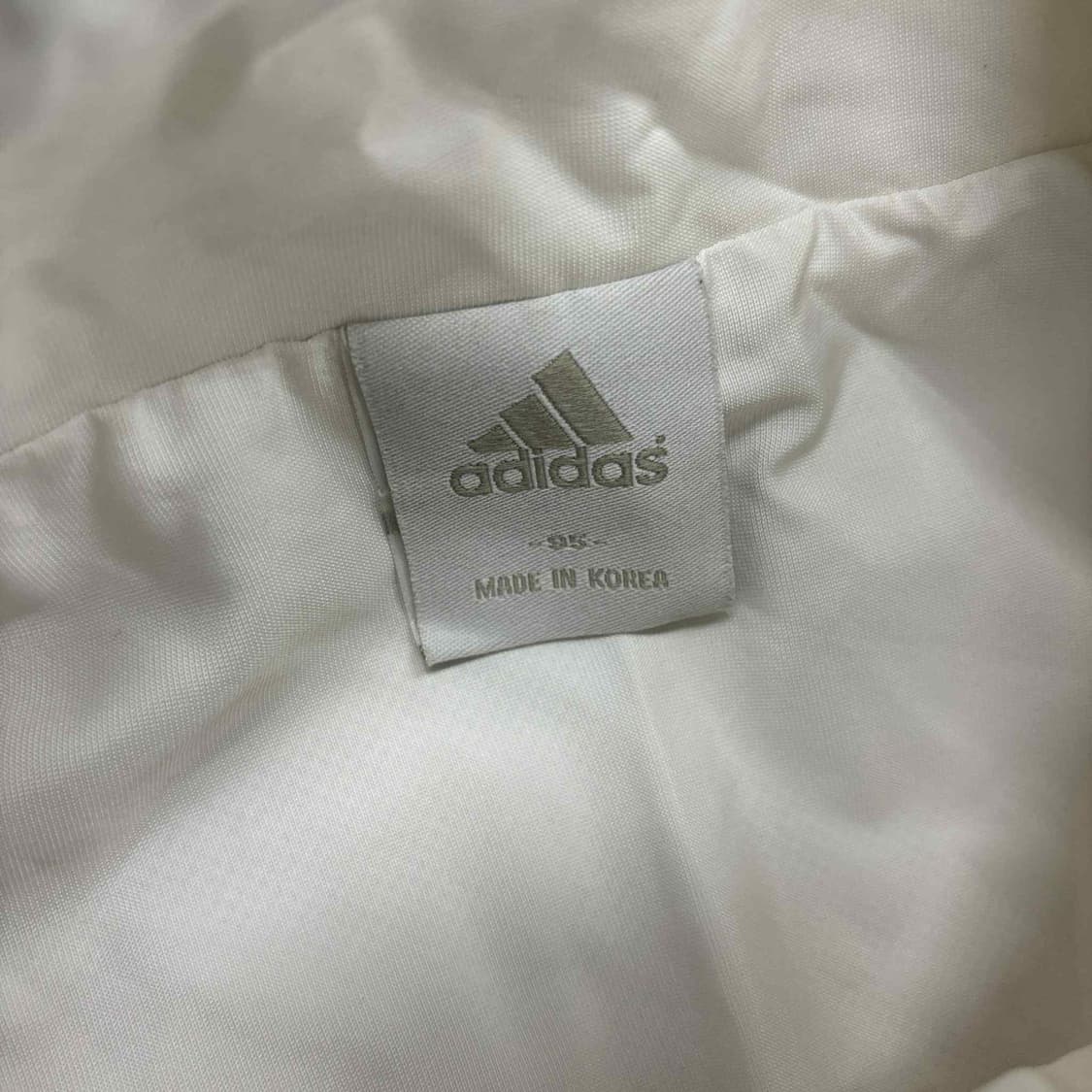 아디다스 올드스쿨 화이트 윈드브레이커 자켓 바람막이 희귀져지(95) 상품이미지4