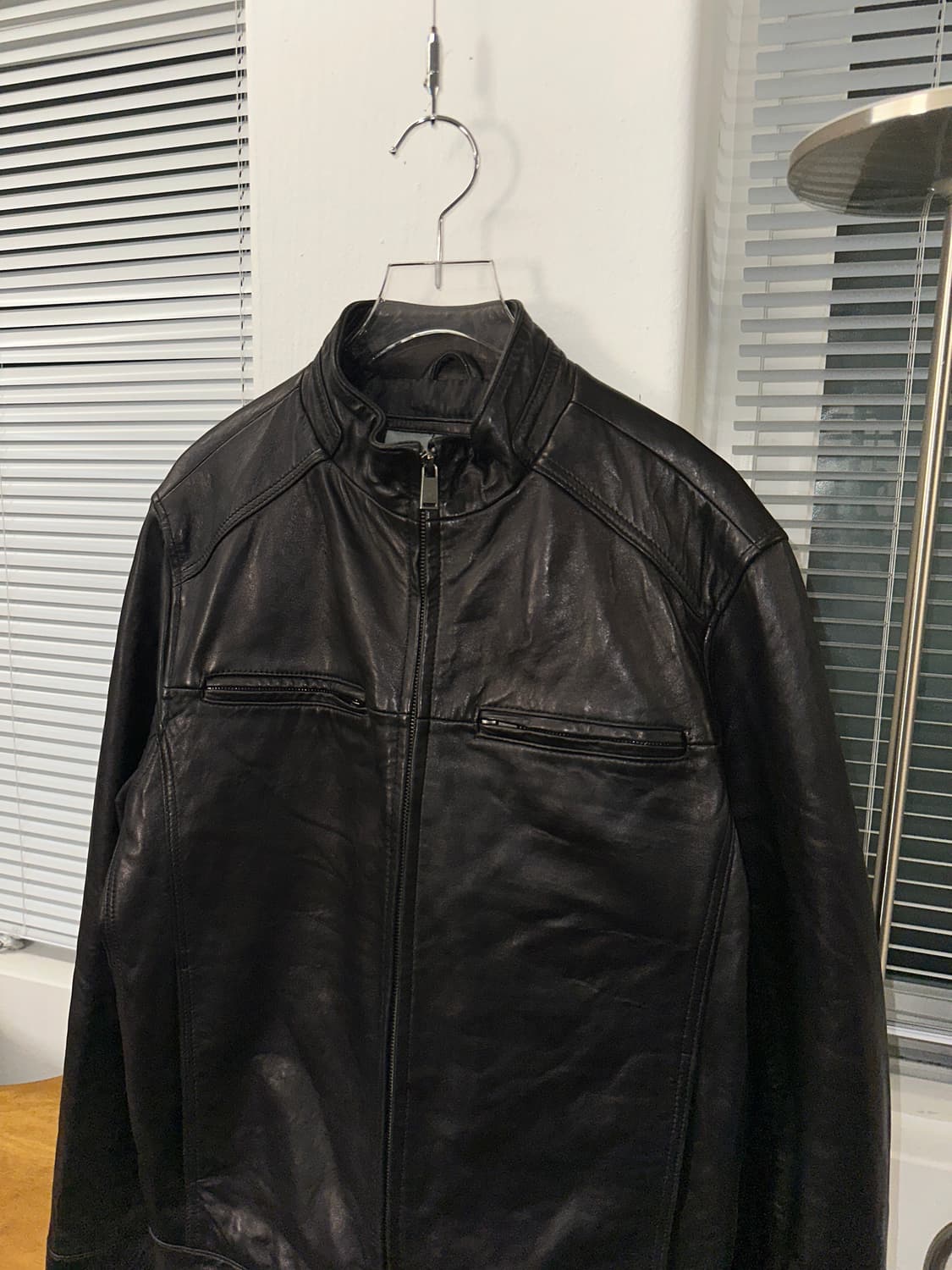 보스턴하버 램스킨 가죽자켓 M 상품이미지2