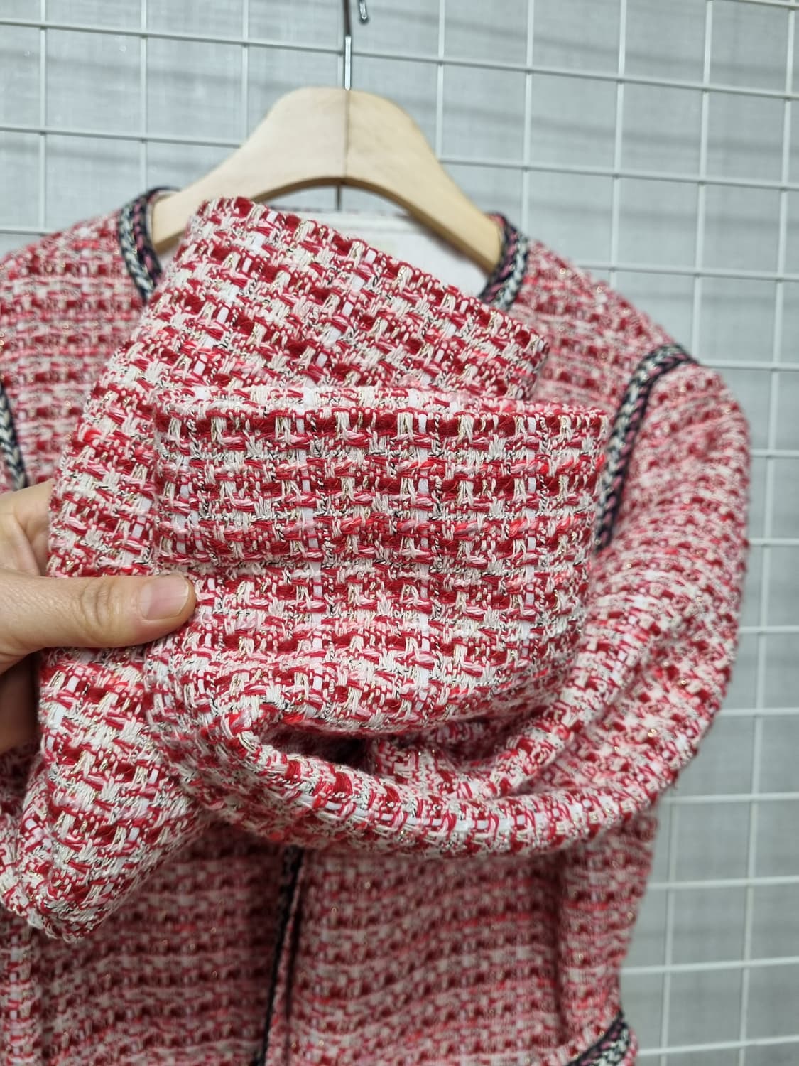 (택포) 마쥬 트위드자켓 36 (설명참고) 상품이미지4