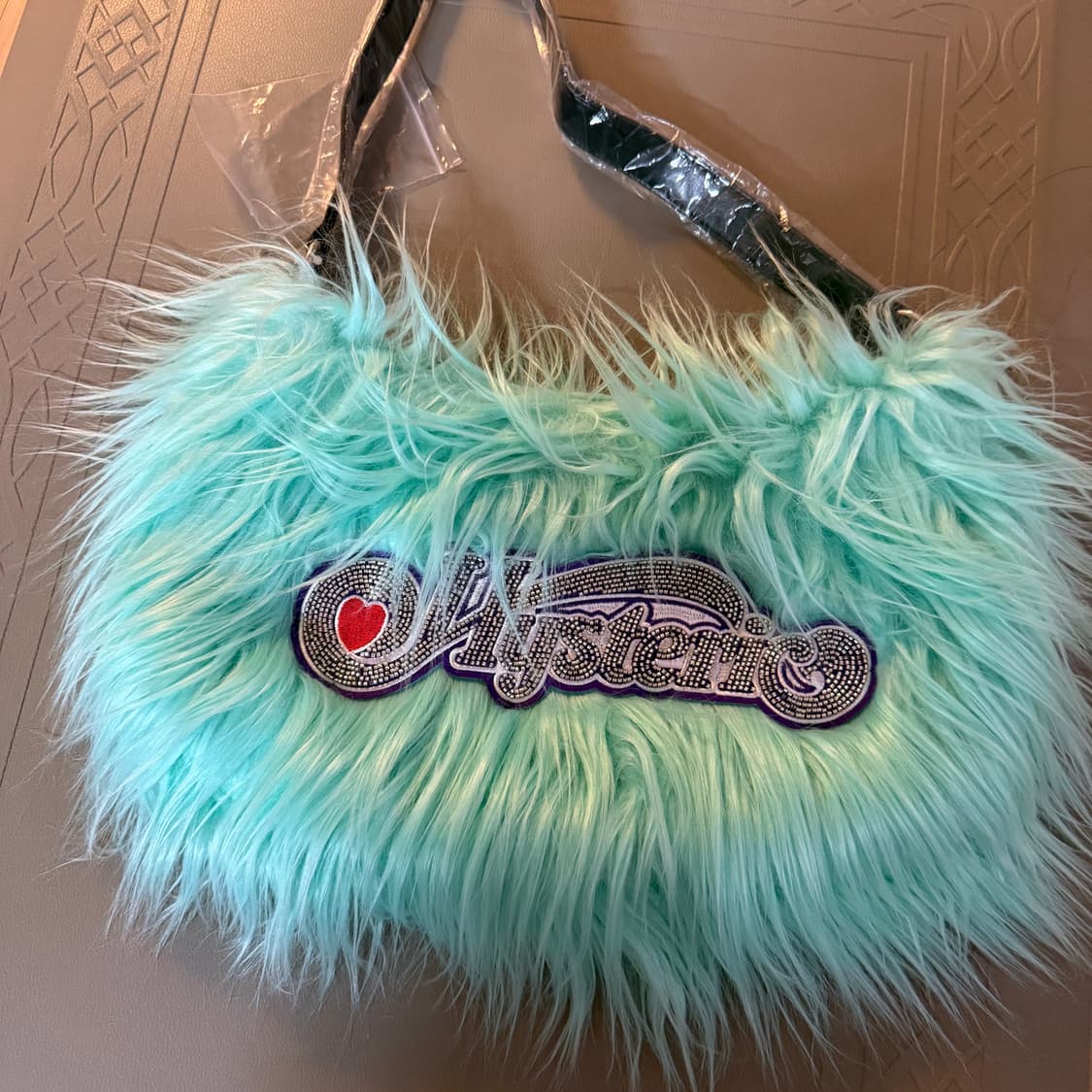 히스테릭 글래머 퍼 백 블루 상품이미지3